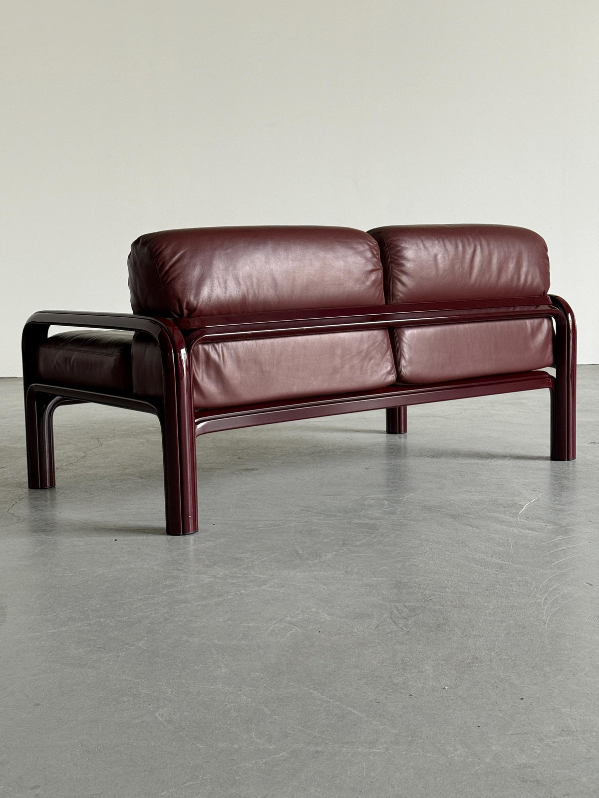 Vintage Sofa Orsay von Gae Aulenti für Knoll International Schwarz