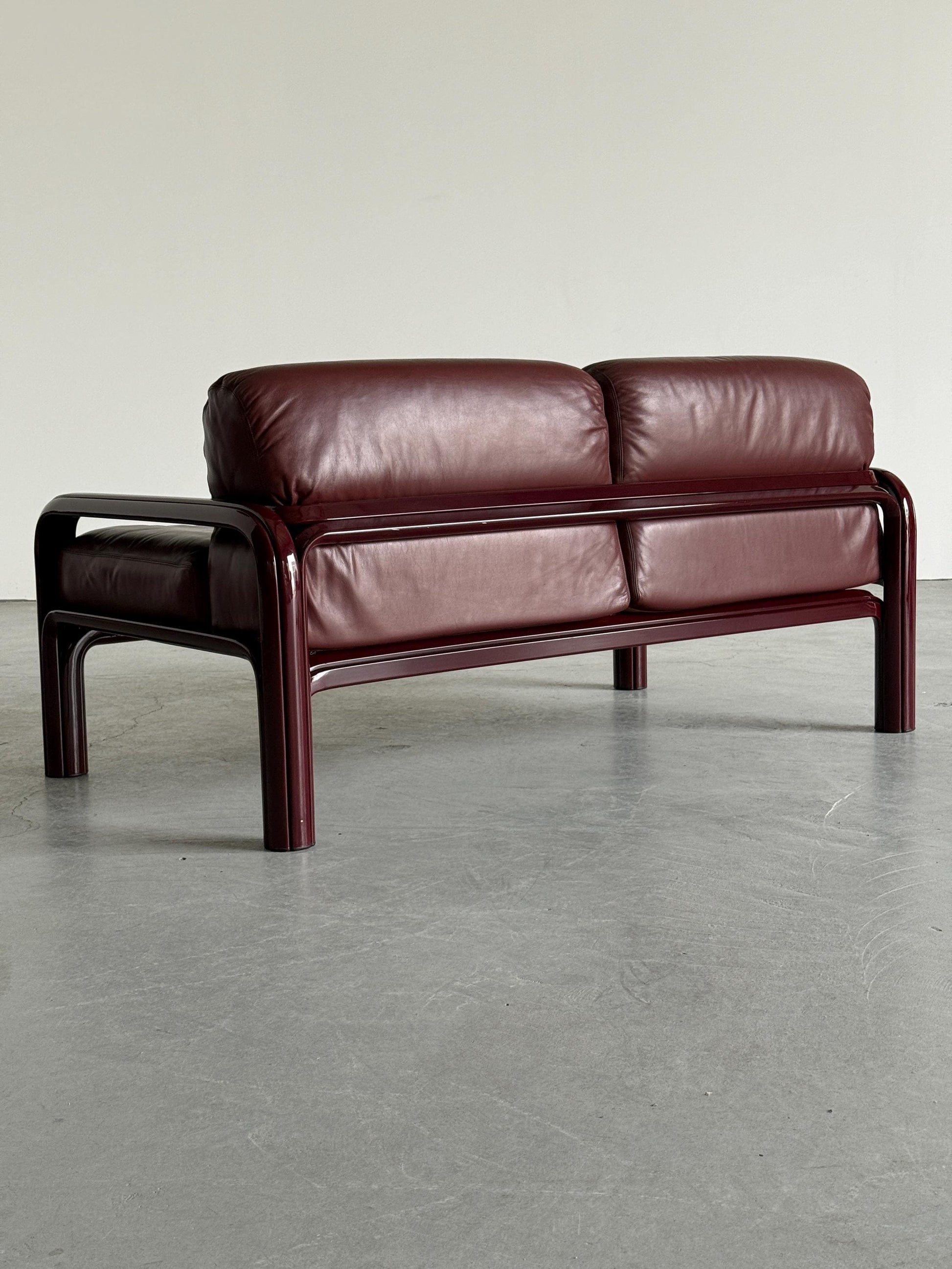 Vintage Sofa Orsay von Gae Aulenti für Knoll International Schwarz