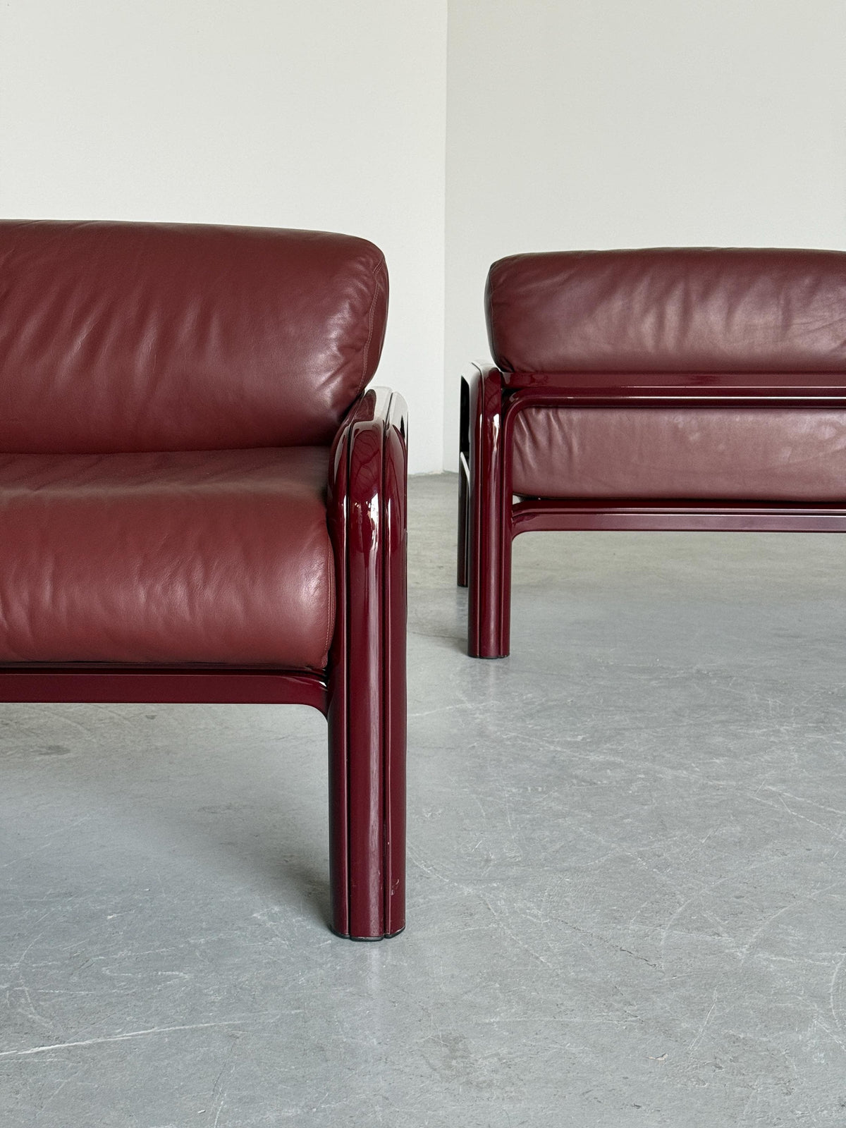 Vintage Sofa Orsay von Gae Aulenti für Knoll International Schwarz