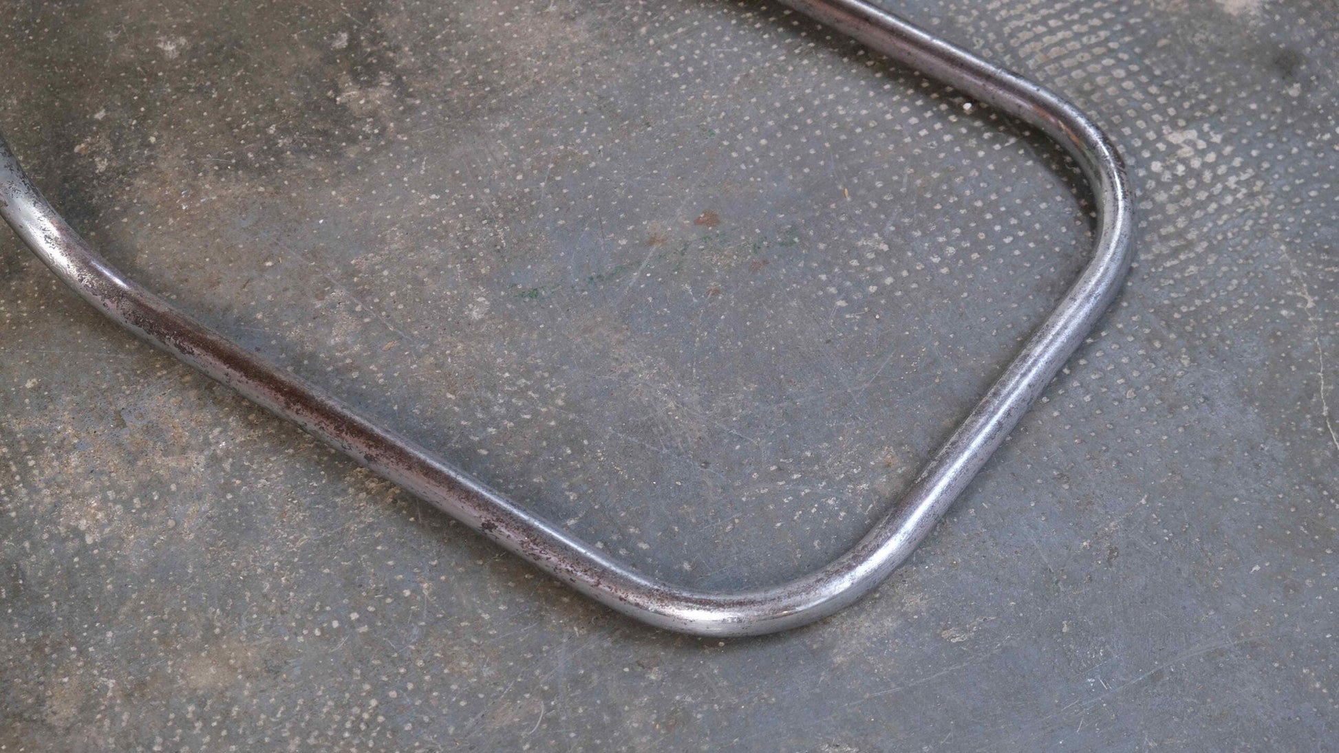 Vintage Freischwinger Armlehnstuhl "S 43 F" nach Mart Stam