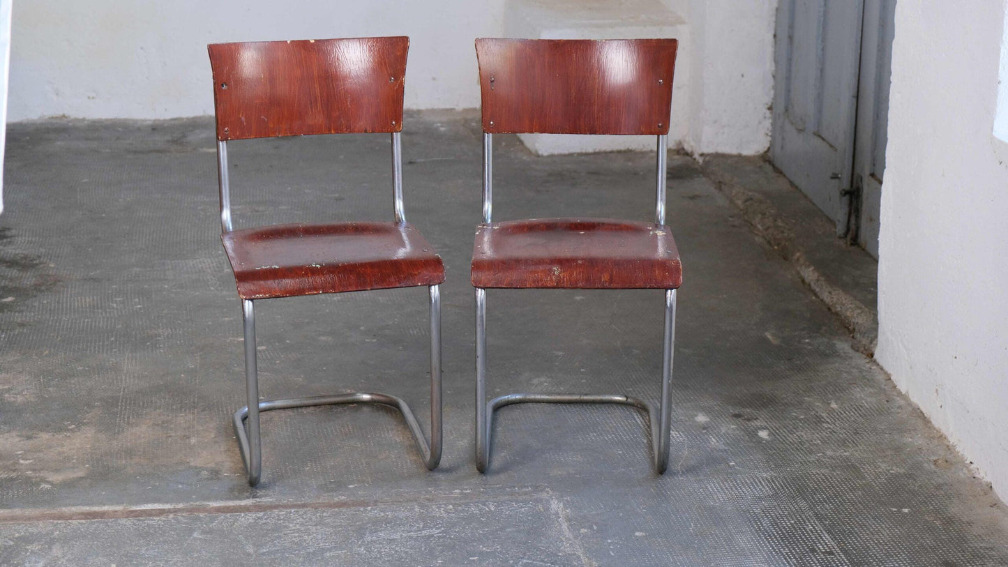 Vintage Freischwinger "S 43" nach Mart Stam