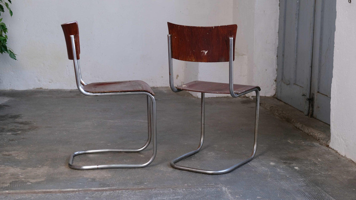 Vintage Freischwinger "S 43" nach Mart Stam