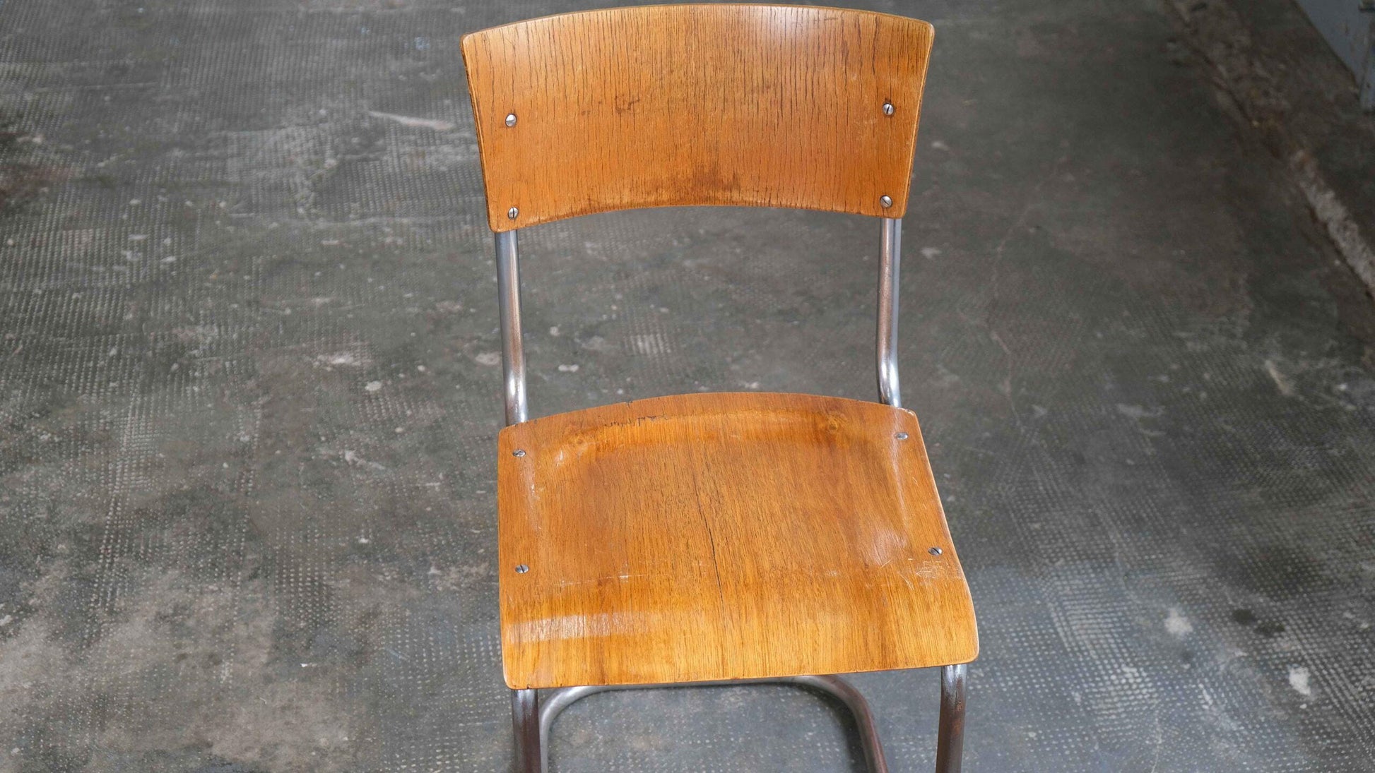Vintage Freischwinger "S 43" nach Mart Stam in Hellbraun