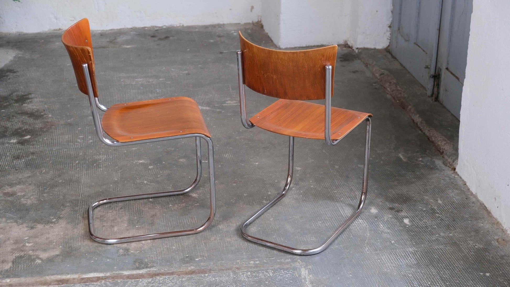 Vintage Freischwinger "S 43" von Mart Stam