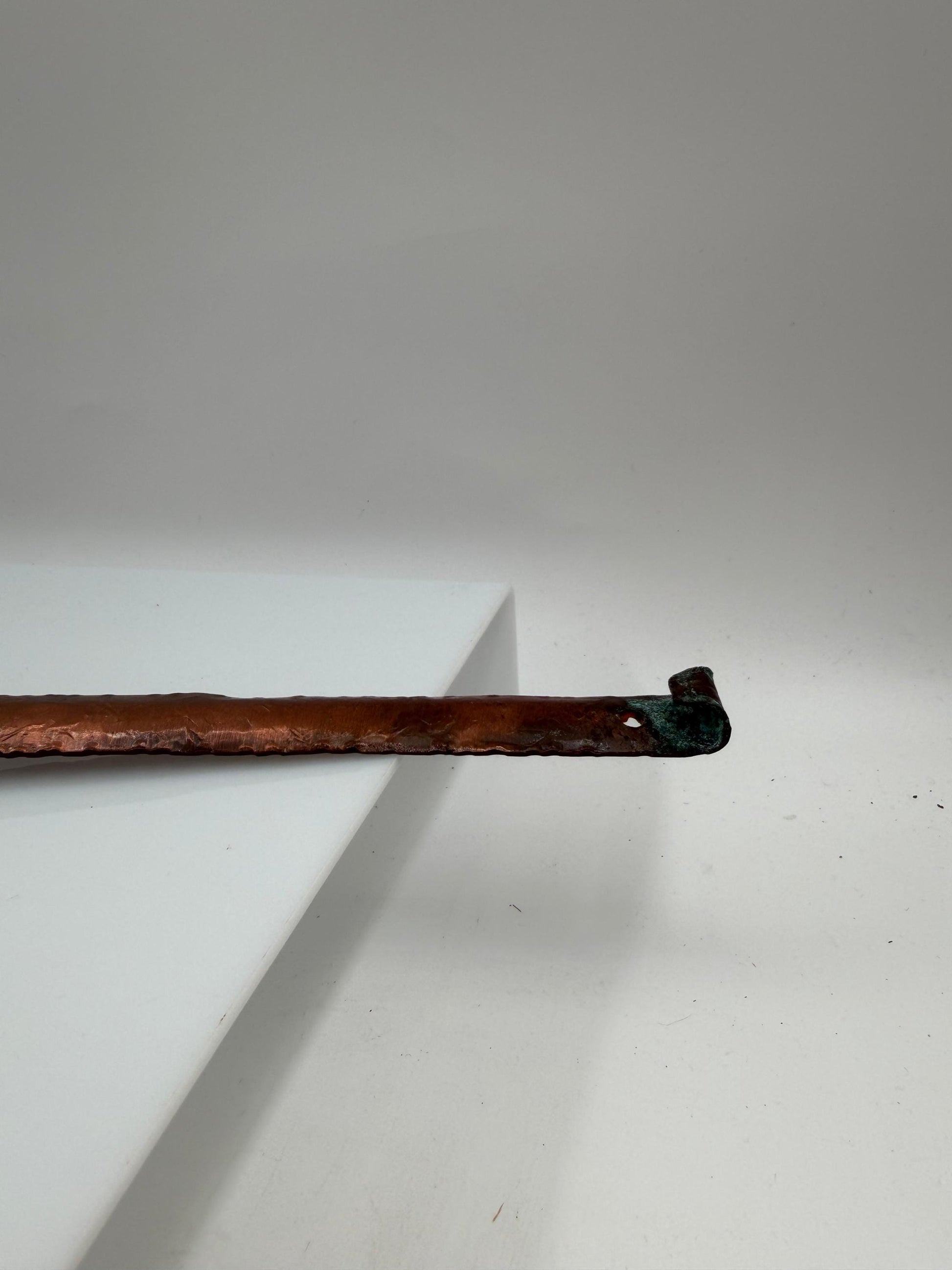 Vintage Kupfer Schöpfkelle handgefertigt gehämmert 40cm
