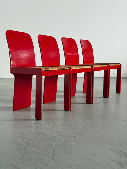 Vintage Set von 4 Stuhl von Pierluigi Molinari für Pozzi Milano