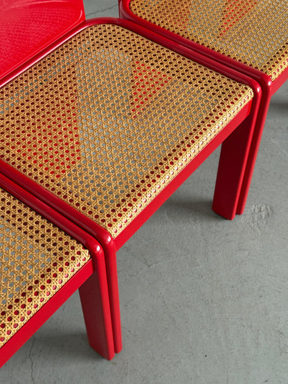 Vintage Set von 4 Stuhl von Pierluigi Molinari für Pozzi Milano