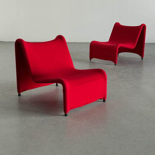 Vintage Loungesessel Årjäng von Ikea rot