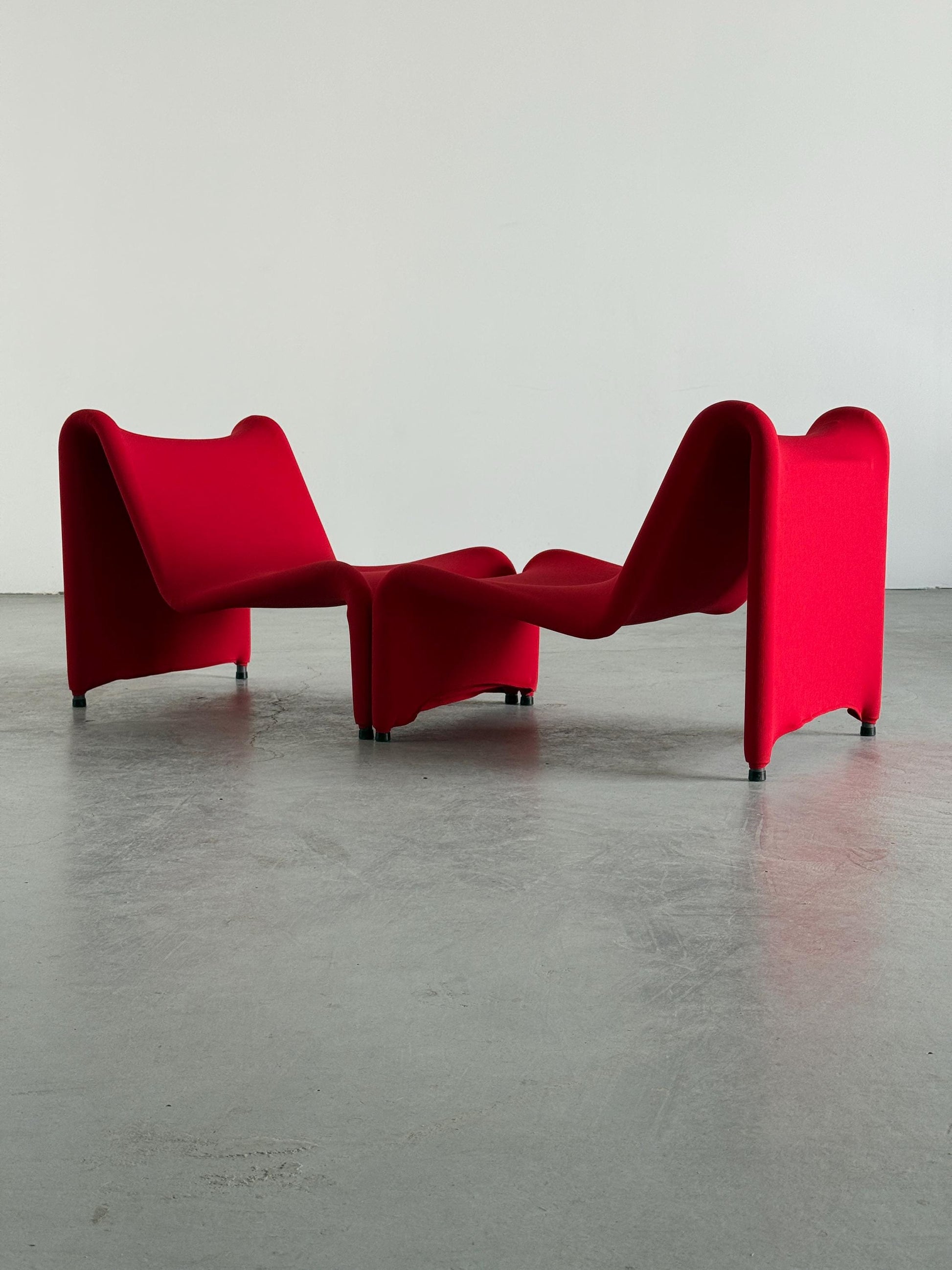 Vintage Loungesessel Årjäng von Ikea rot
