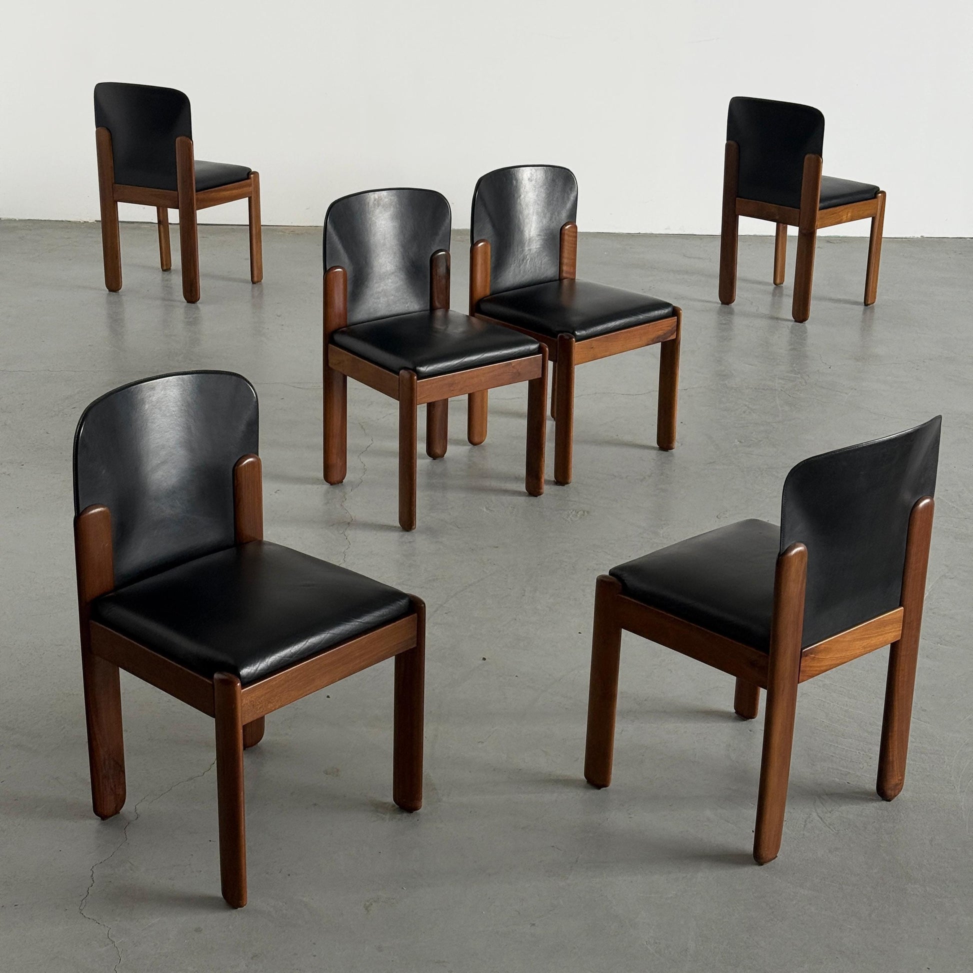 Vintage Set von 6 Stuhl Model 330 von Silvio Coppola für Bernini