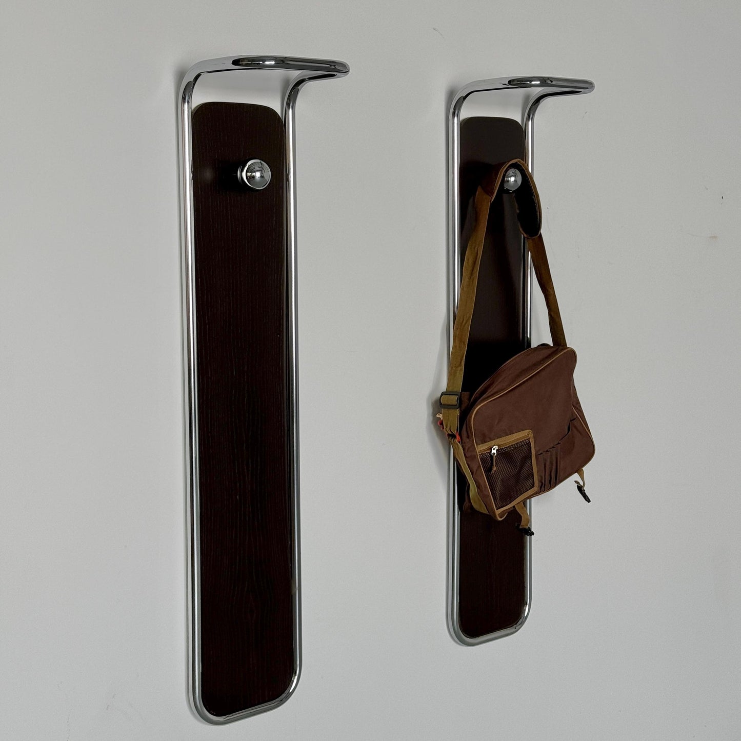 Set von 2 Vintage Wandgarderobe Italien