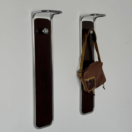Set von 2 Vintage Wandgarderobe Italien