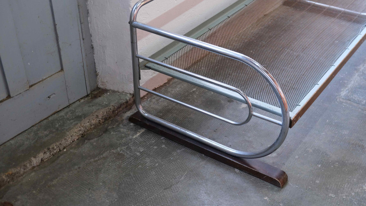 Vintage Bauhaus Stahlrohr Daybed