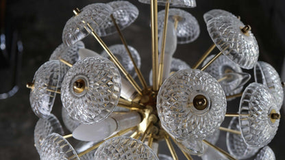 Vintage Pendelleuchte "Pusteblume" von Kamenický Šenov