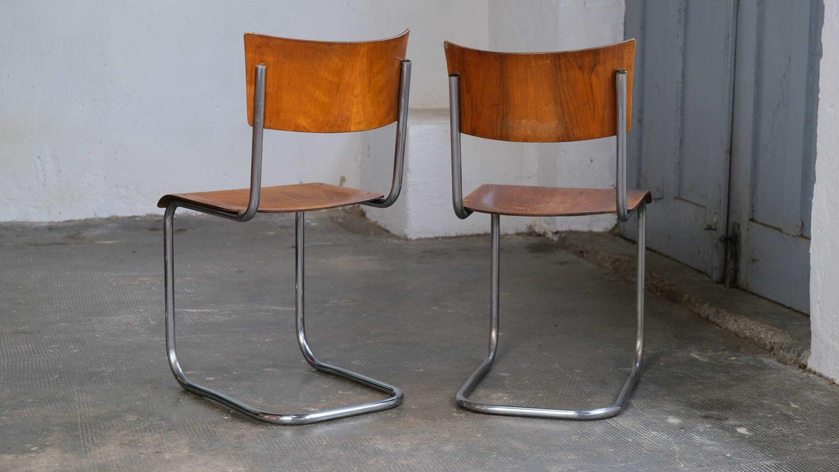 Vintage Freischwinger "S 43" nach Mart Stam