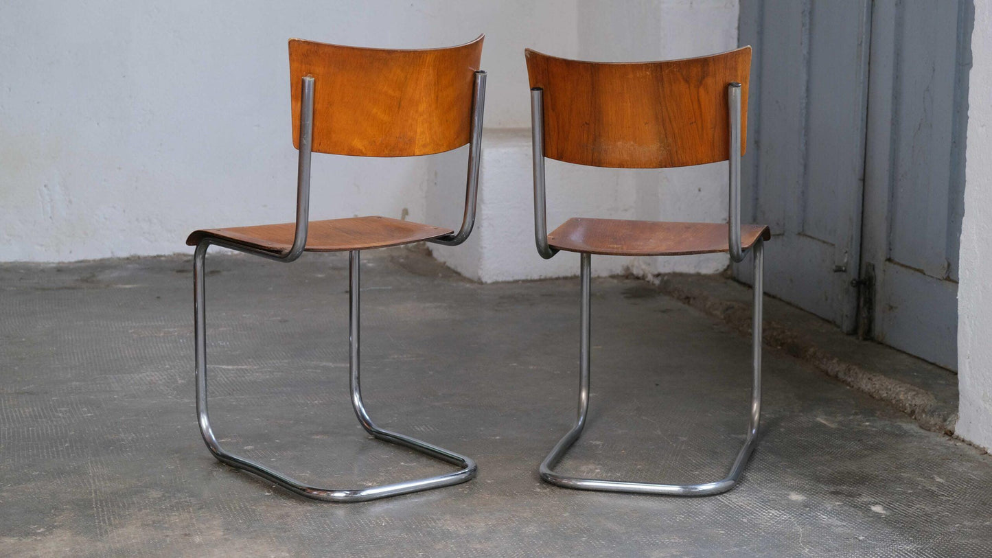 Vintage Freischwinger "S 43" nach Mart Stam