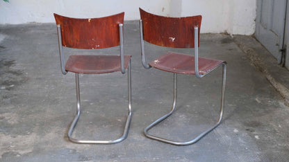 Vintage Freischwinger "S 43" nach Mart Stam
