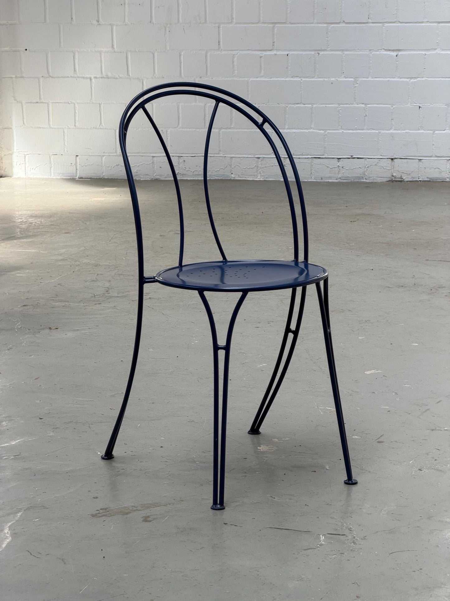 Set von 4 Vintage Stuhl "Pajala" von IKEA in Marineblau