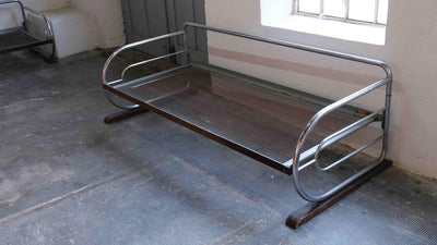 Vintage Bauhaus Tubular Steel Daybed