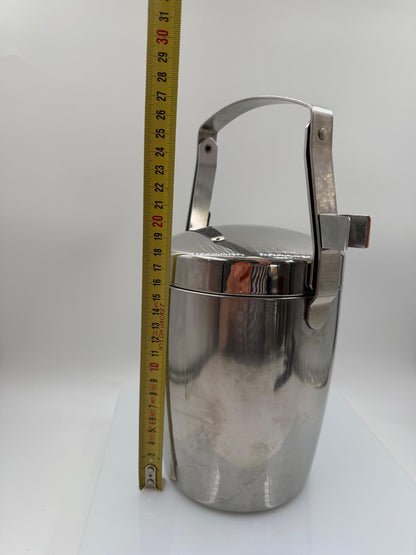 Vintage Eiskübel aus Kupfer im Space Age Stil