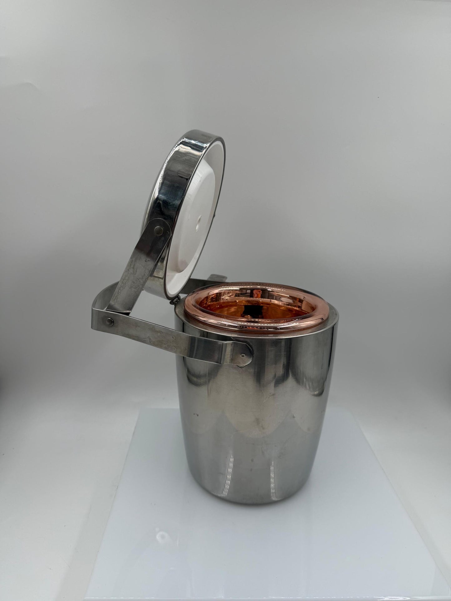 Vintage Eiskübel aus Kupfer im Space Age Stil