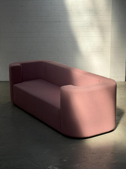 Vintage Sofa "VP168" von Verner Panton für Verpan in Blush Rose Pink