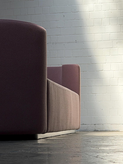 Vintage Sofa "VP168" von Verner Panton für Verpan in Blush Rose Pink