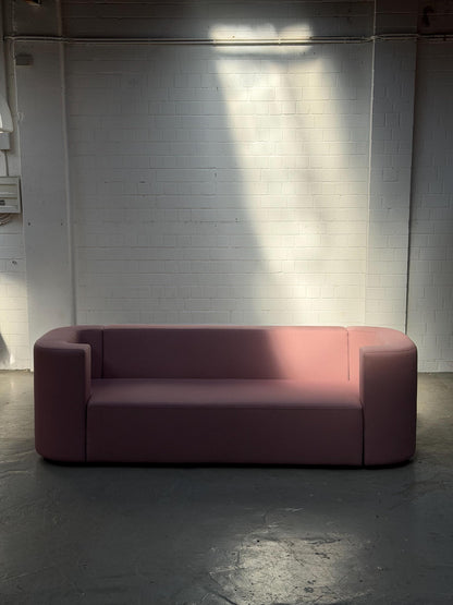 Vintage Sofa "VP168" von Verner Panton für Verpan in Blush Rose Pink