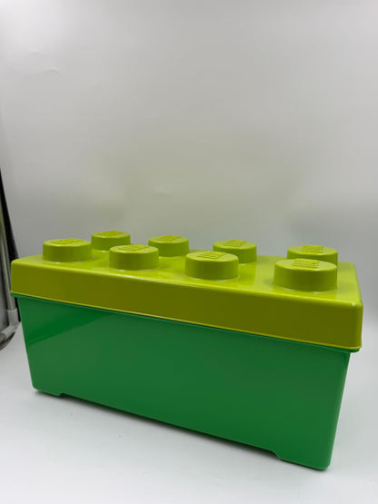 Vintage LEGO Aufbewahrungsbox "Storage Brick" 8 Noppen Grün
