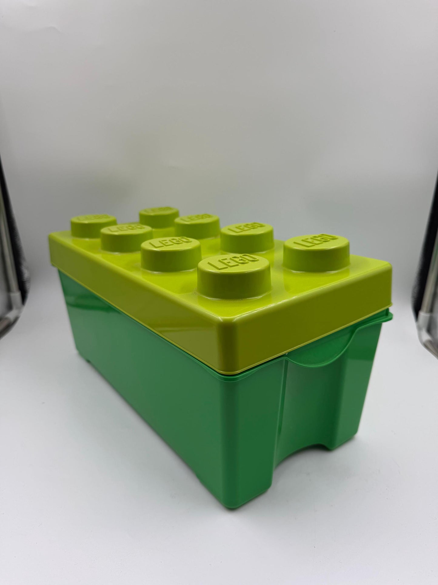 Vintage LEGO Aufbewahrungsbox "Storage Brick" 8 Noppen Grün