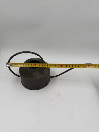 Vintage Gießkanne aus Kupfer mit starker Patina