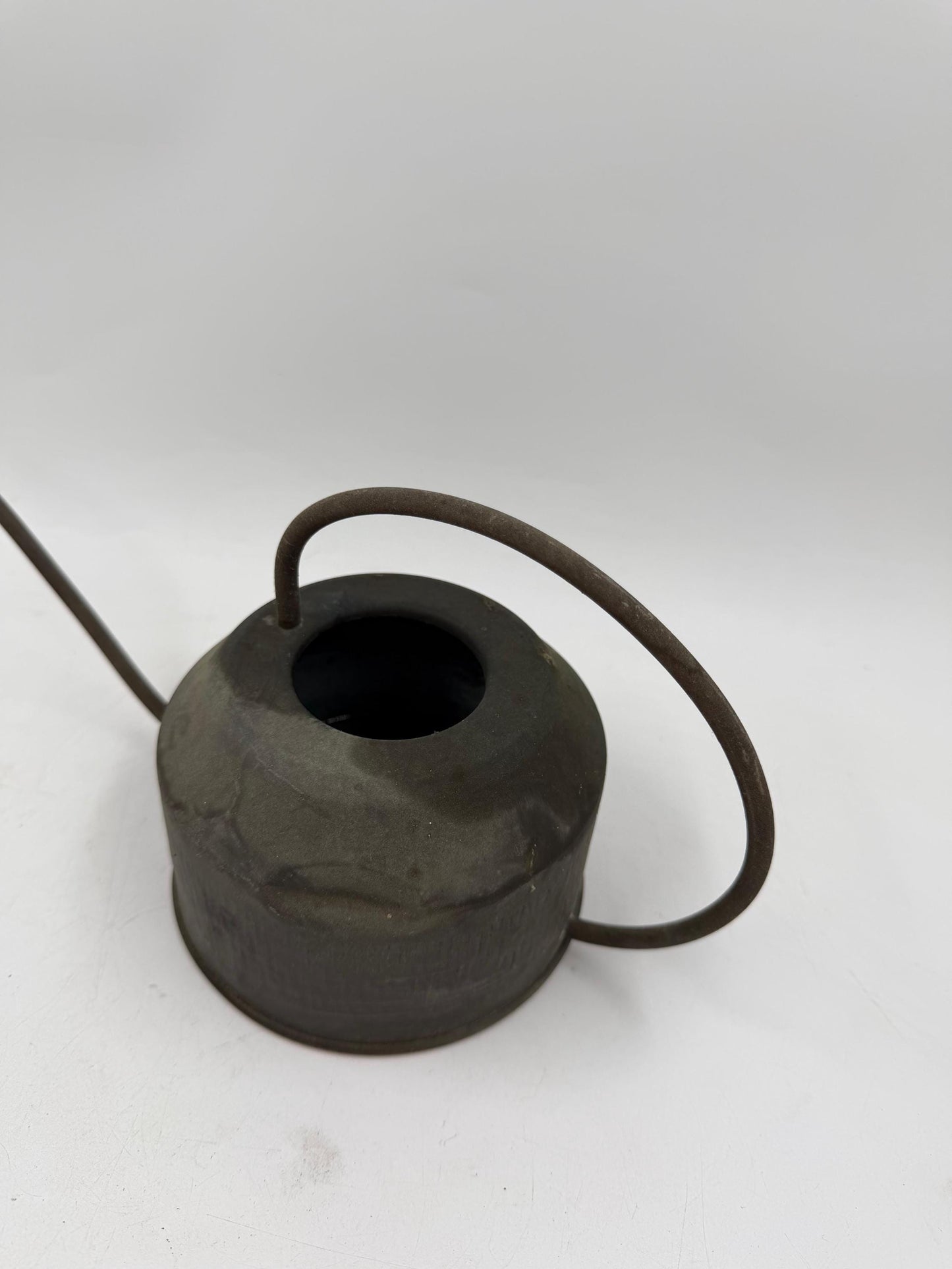 Vintage Gießkanne aus Kupfer mit starker Patina