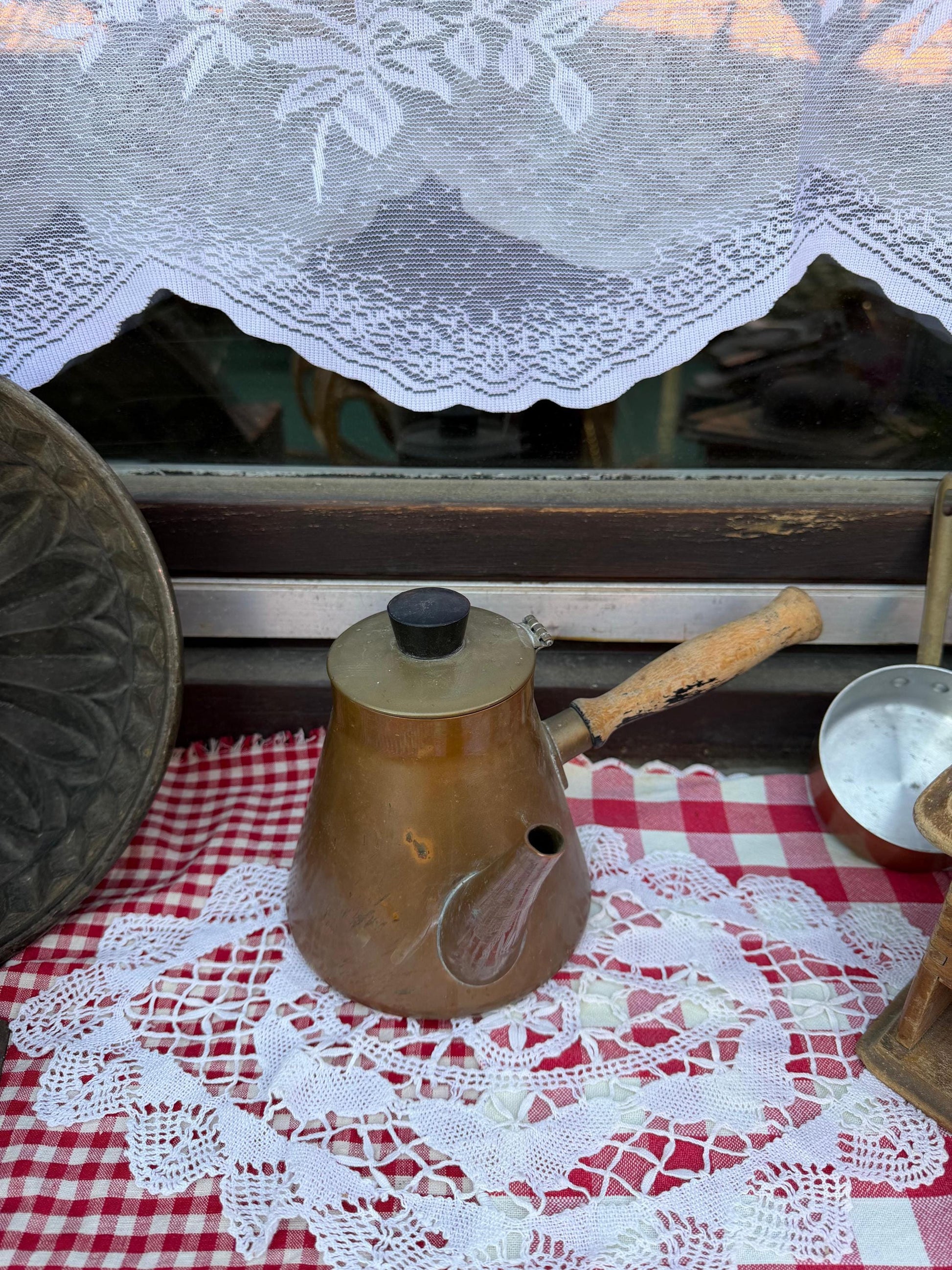 Vintage Country Deko Set im Brocante Stil für Garten und Terrasse