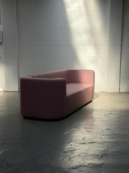 Vintage Sofa "VP168" von Verner Panton für Verpan in Blush Rose Pink