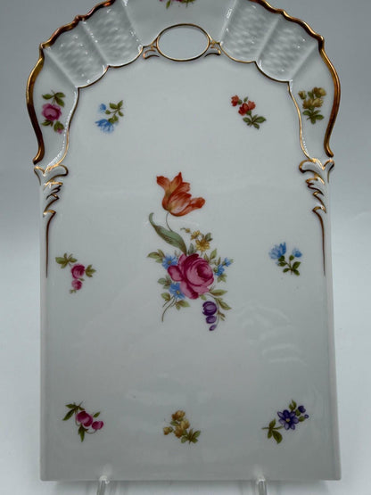 Vintage Wandbrett "Maria Sommerstrauß" von Rosenthal mit Golddekor