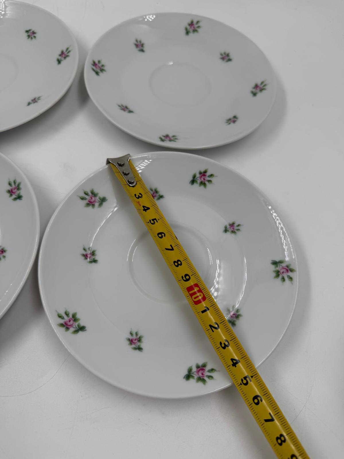 Vintage Porzellan Service für 4 Personen von Königlich Tettau