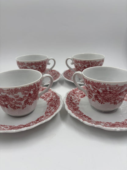 Vintage Kaffee- und Teeservice "English Style" von Seltmann Weiden für 4 Personen