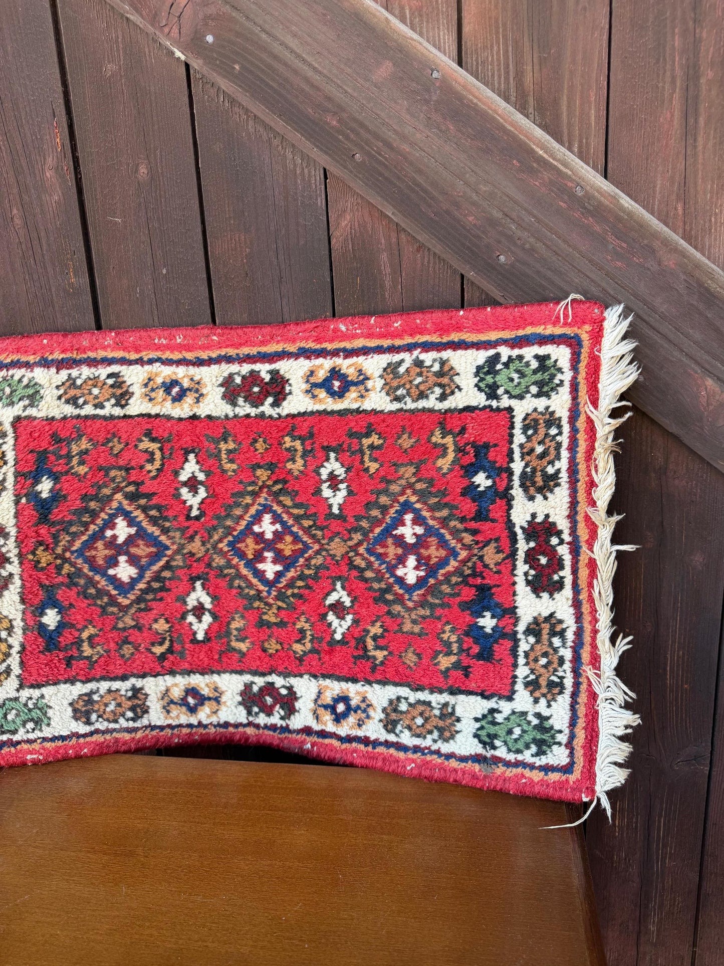 Vintage Orientalisches Messing Set 6-teilig mit Wollteppich und Kupfer Dekor