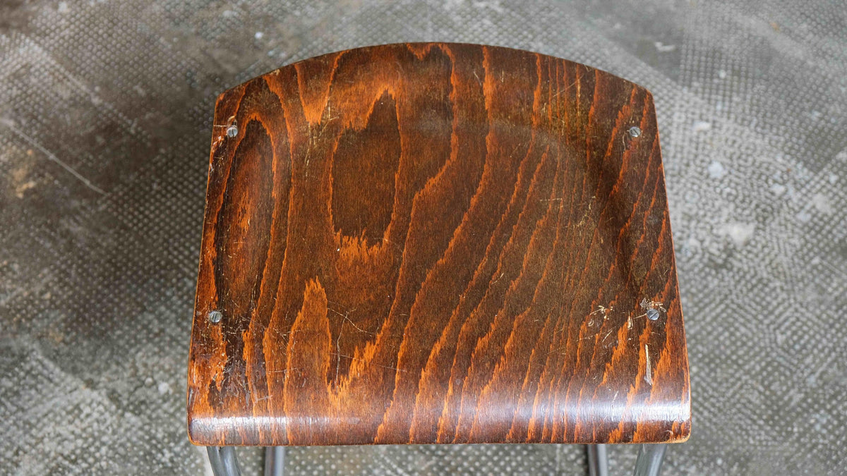 Vintage Bauhaus Hocker nach Mart Stam