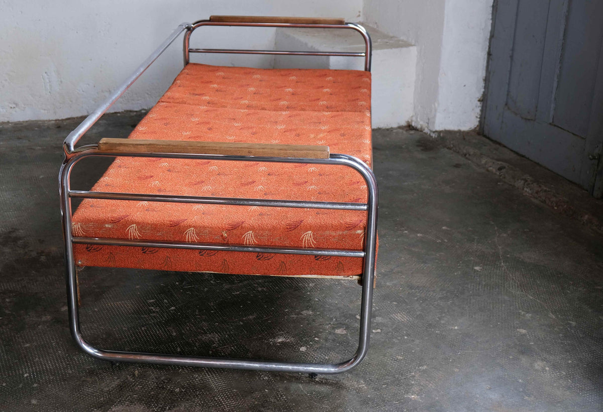 Bauhaus Sofagestell aus verchromtem Stahlrohr