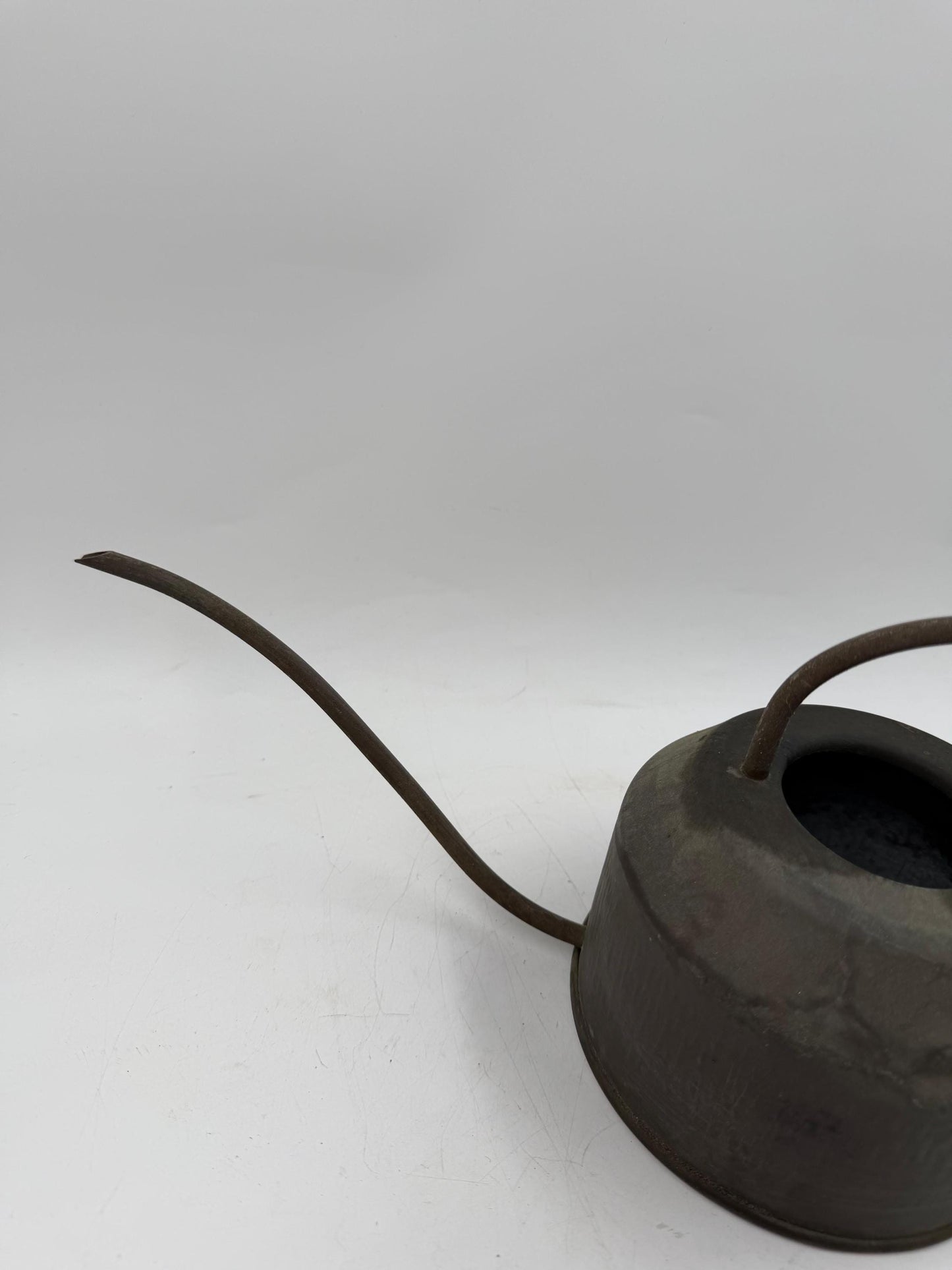 Vintage Gießkanne aus Kupfer mit starker Patina