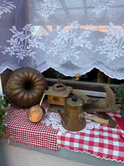 Vintage Country Deko Set im Brocante Stil für Garten und Terrasse