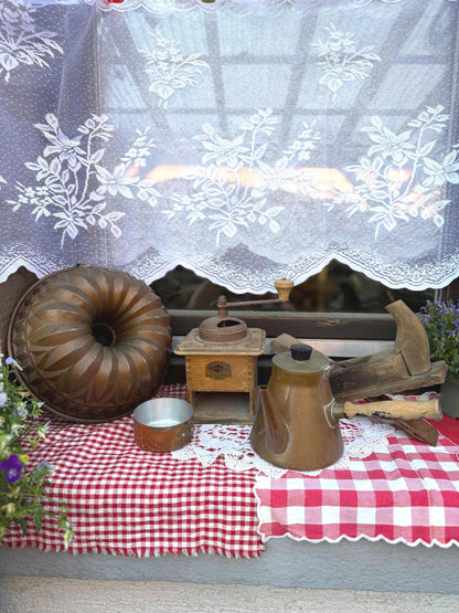 Vintage Country Deko Set im Brocante Stil für Garten und Terrasse