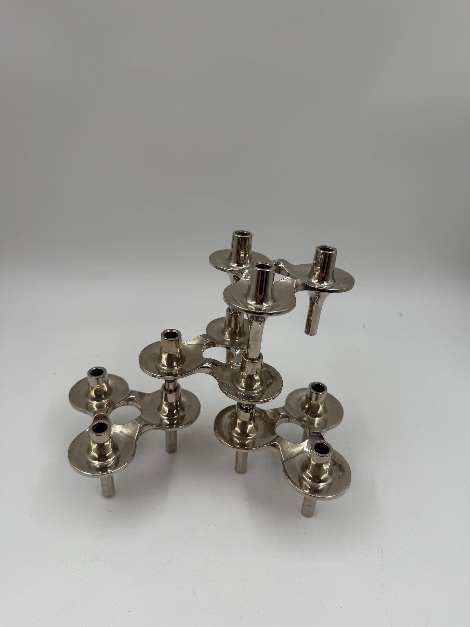 Set von 4 Vintage Kerzenhalter von Ceasar Stoffi für BMF