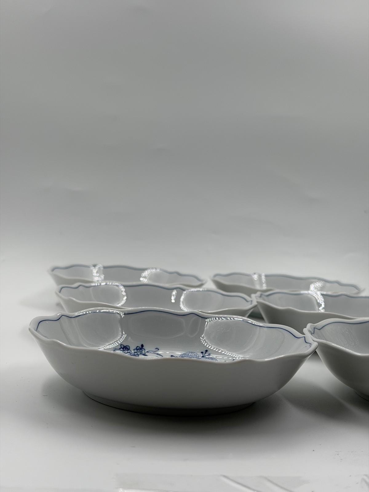 Vintage Kaffeeservice "Marienbad Ingres" mit Zwiebelmuster für 6 Personen, 15-teilig