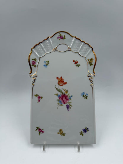 Vintage Wandbrett "Maria Sommerstrauß" von Rosenthal mit Golddekor