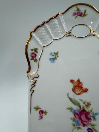 Vintage Wandbrett "Maria Sommerstrauß" von Rosenthal mit Golddekor
