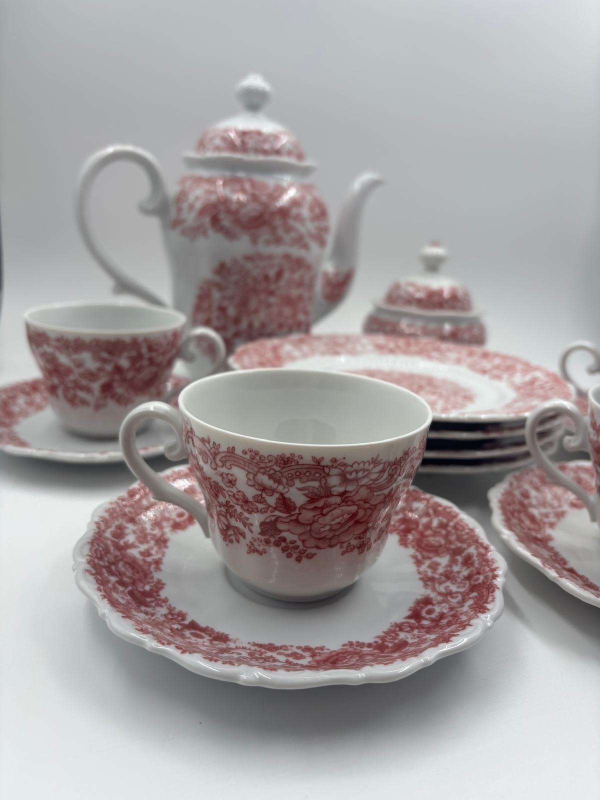 Vintage Kaffee- und Teeservice "English Style" von Seltmann Weiden für 4 Personen