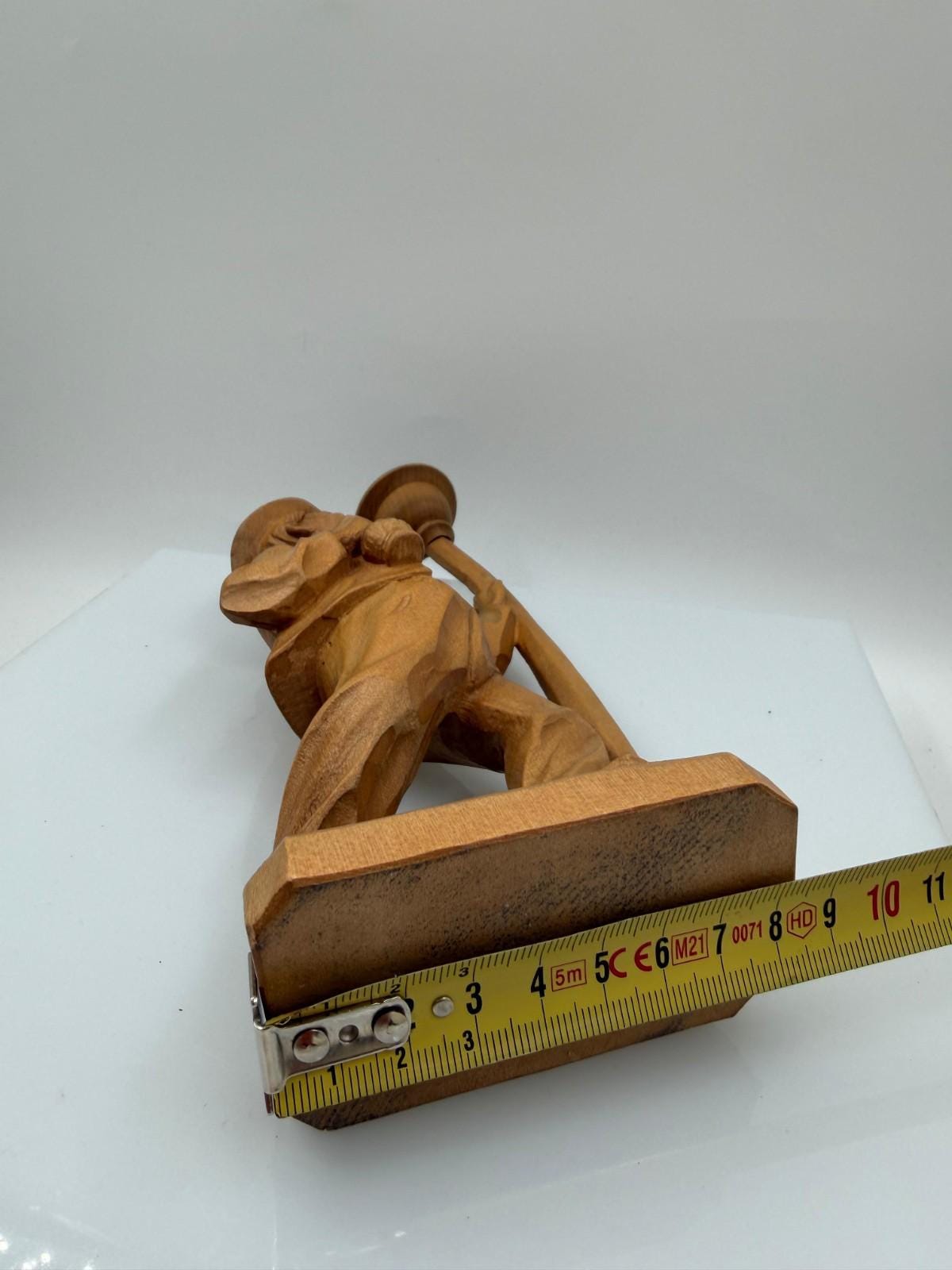 Vintage Schwarzwald Holzfigur "Mädchen mit Körben" handgeschnitzt