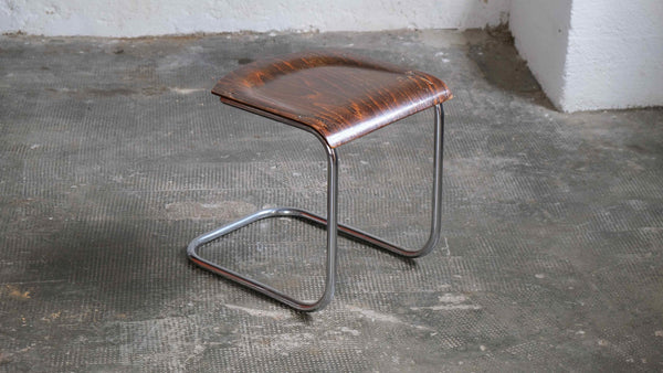Vintage Bauhaus Hocker nach Mart Stam